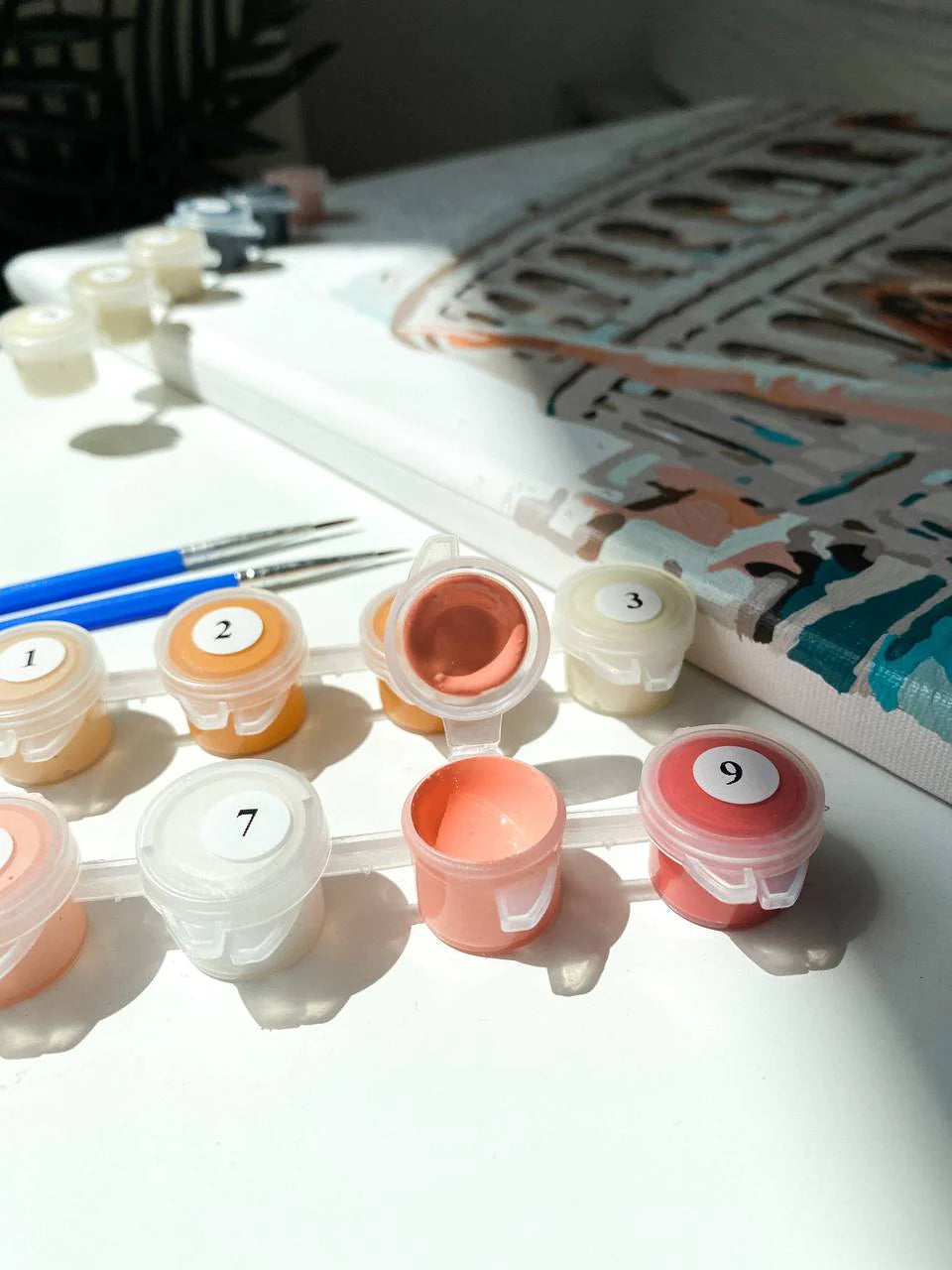 Afbeeldingen op nummer Ballerina in een wolk van tederheid