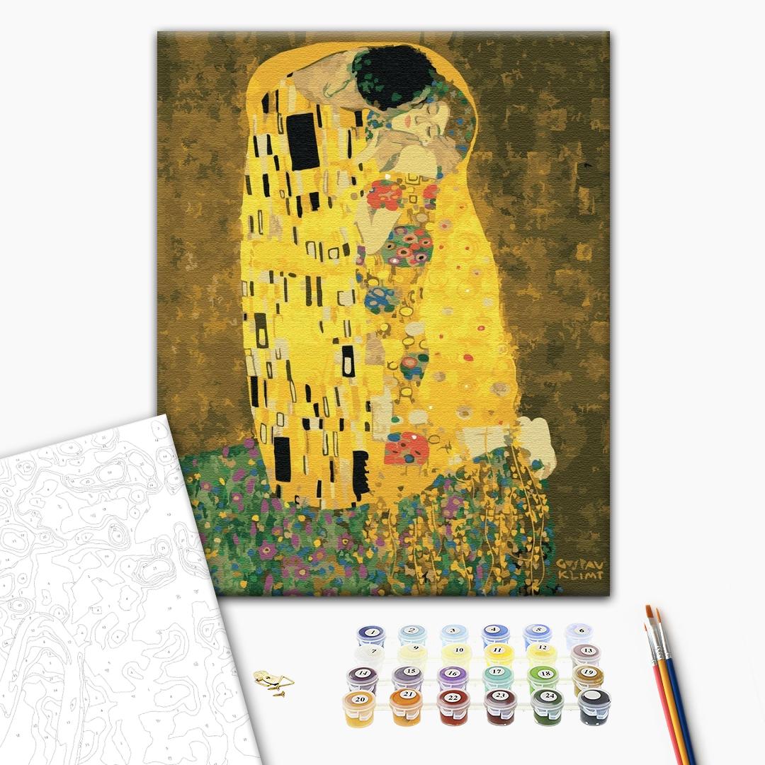 Afbeeldingen op nummer " Kus" Gustav Klimt