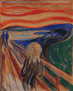 Afbeeldingen op nummer De schreeuw. Edvard Munch