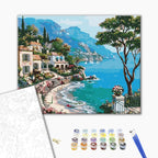 Afbeeldingen op nummer Italiaanse dijk