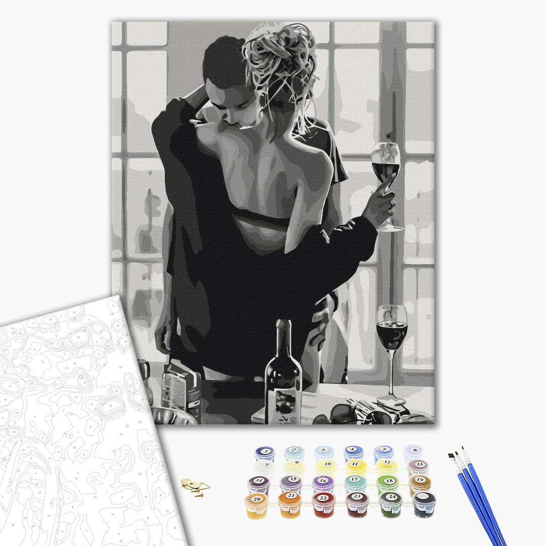 Afbeeldingen op nummer Gepassioneerd stel