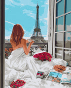 Afbeeldingen op nummer Ochtend in Parijs