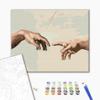 Afbeeldingen op nummer De schepping van Adam