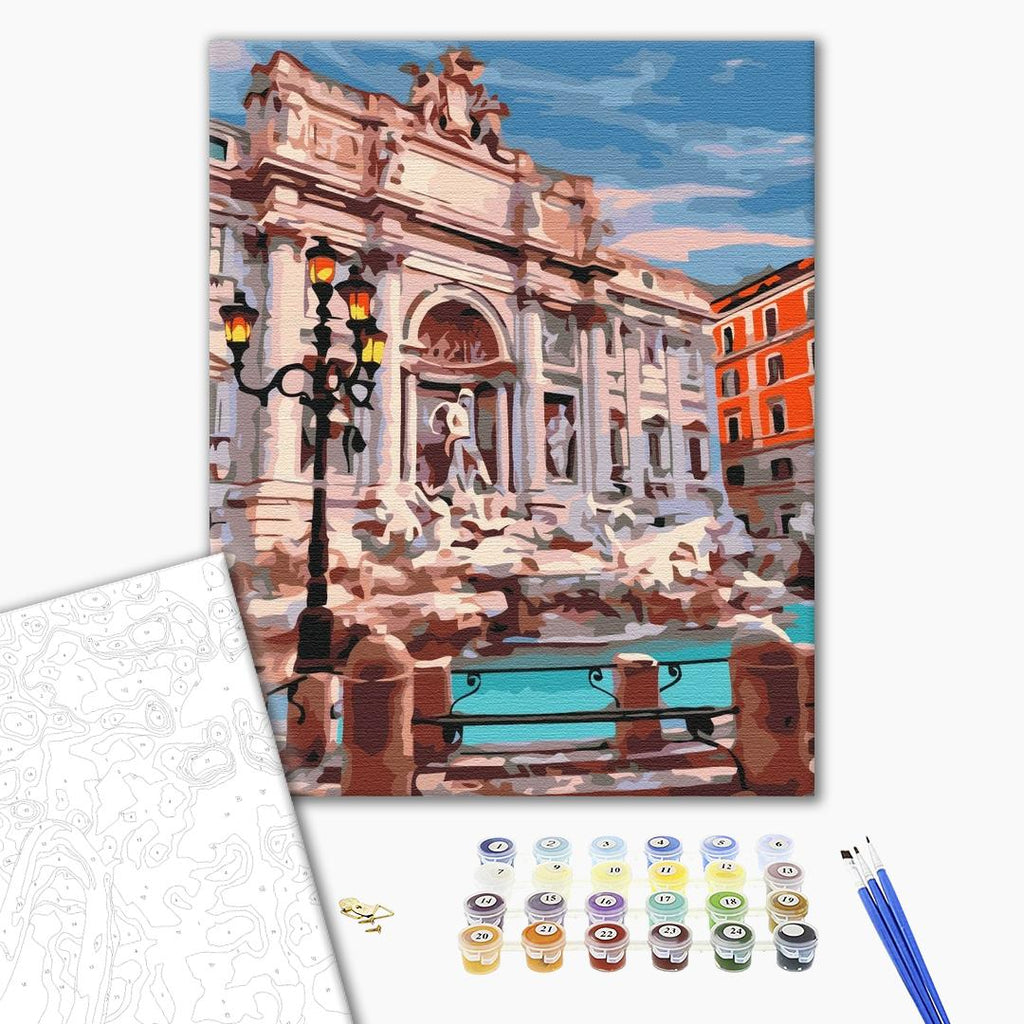 Afbeeldingen op nummer De Trevifontein Rome