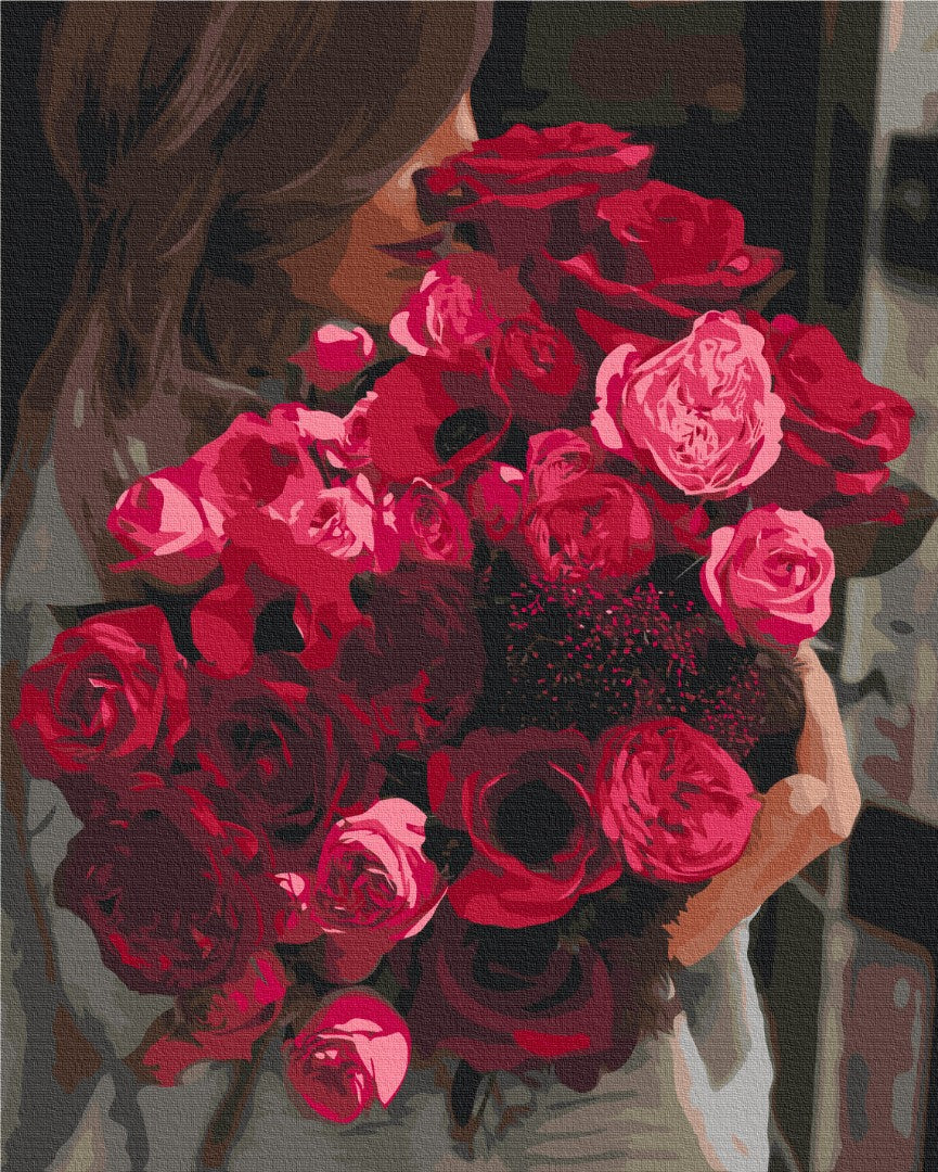 Afbeeldingen op nummer Boeket van de liefste