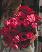 Afbeeldingen op nummer Boeket van de liefste