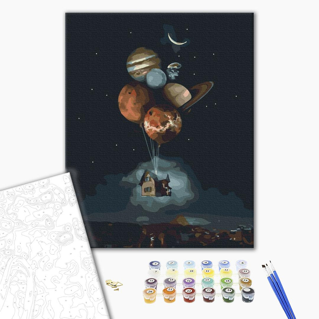 Afbeeldingen op nummer Huis in de stratosfeer