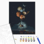 Afbeeldingen op nummer Huis in de stratosfeer