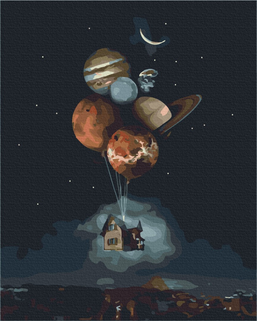 Afbeeldingen op nummer Huis in de stratosfeer