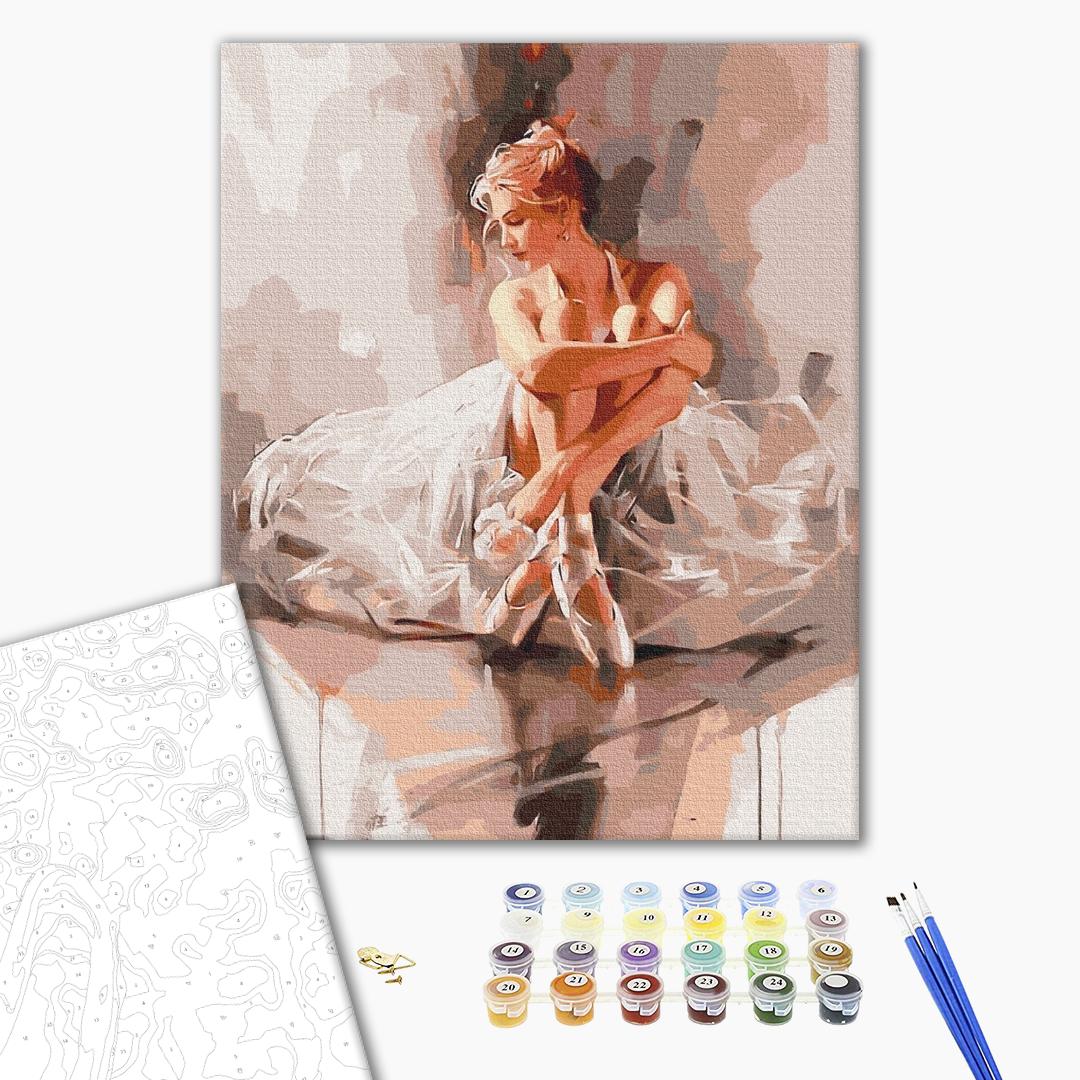 Afbeeldingen op nummer Ballerina in een wolk van tederheid