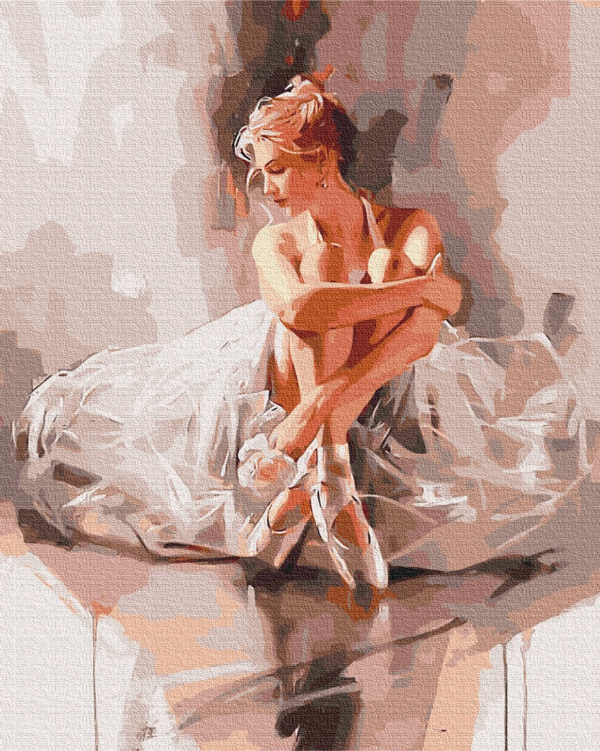 Afbeeldingen op nummer Ballerina in een wolk van tederheid